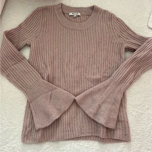 Madewell light pink sweater